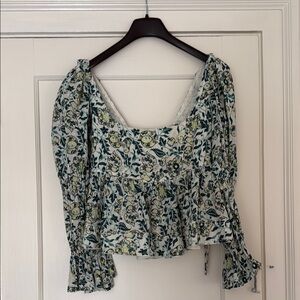 Anthropologie Pilcro Floral Top - size: medium